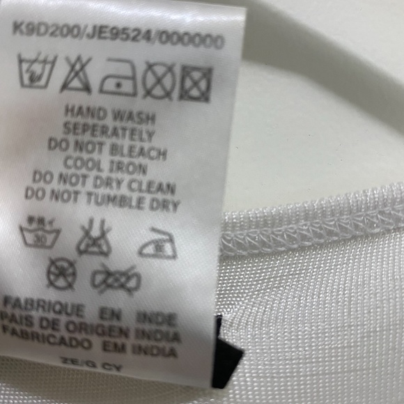 Miss Sixty Necklace Mini Tank Dress Pearl White XS - Picture 8 of 11